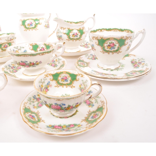 57 - Foley - A 20th Century circa 1950s porcelain china Foley part tea / coffee service in the Broadway p... 