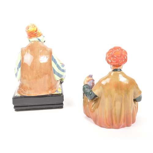 65 - Royal Doulton - Two 20th Century vintage porcelain china Royal Doulton figurines comprising of Cobbl... 