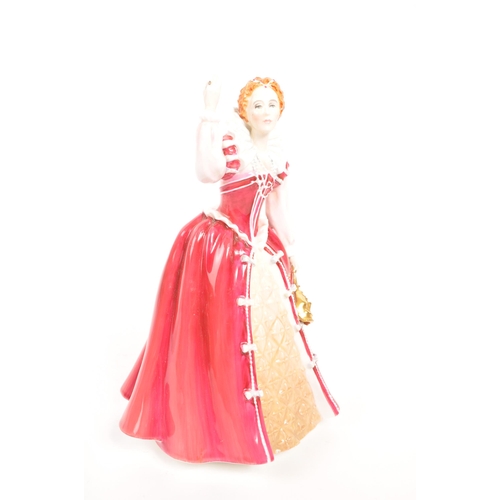 75 - Royal Doulton - A porcelain china limited edition Royal Doulton figurine Queen Elizabeth I HN3099 fr... 