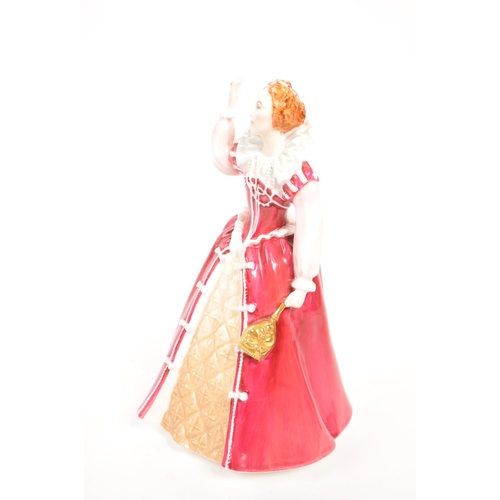 75 - Royal Doulton - A porcelain china limited edition Royal Doulton figurine Queen Elizabeth I HN3099 fr... 