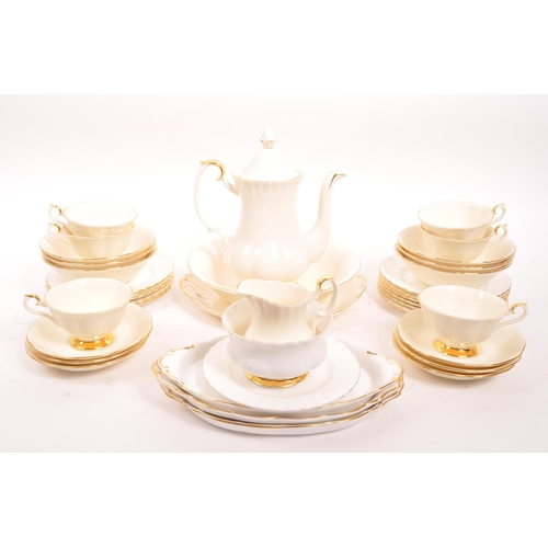 9 - Royal Albert - Affinity Gold - A 20th century Royal Albert bone china tea service in the Affinity Go... 