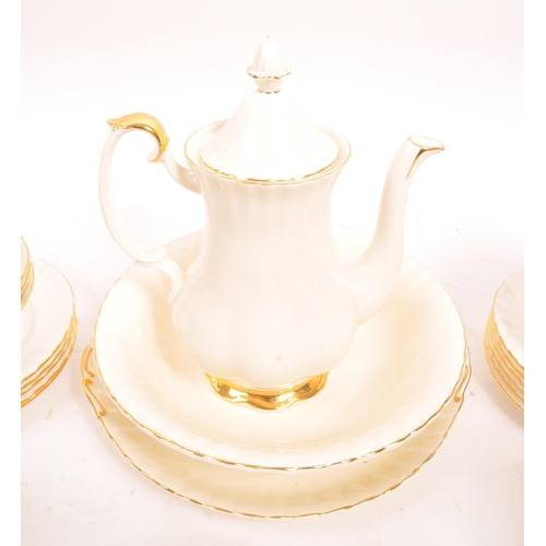 9 - Royal Albert - Affinity Gold - A 20th century Royal Albert bone china tea service in the Affinity Go... 