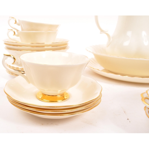 9 - Royal Albert - Affinity Gold - A 20th century Royal Albert bone china tea service in the Affinity Go... 