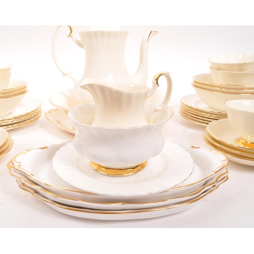 9 - Royal Albert - Affinity Gold - A 20th century Royal Albert bone china tea service in the Affinity Go... 