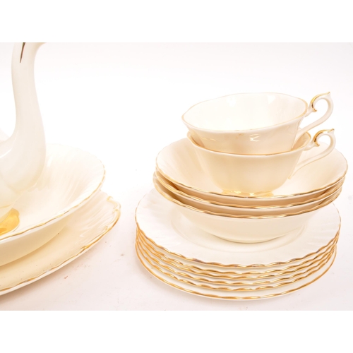 9 - Royal Albert - Affinity Gold - A 20th century Royal Albert bone china tea service in the Affinity Go... 