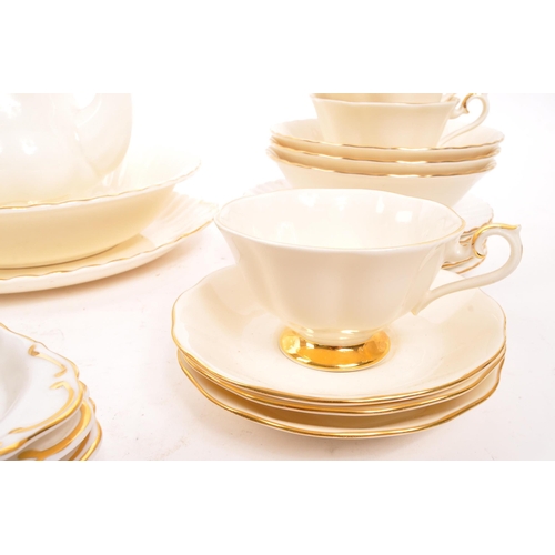 9 - Royal Albert - Affinity Gold - A 20th century Royal Albert bone china tea service in the Affinity Go... 