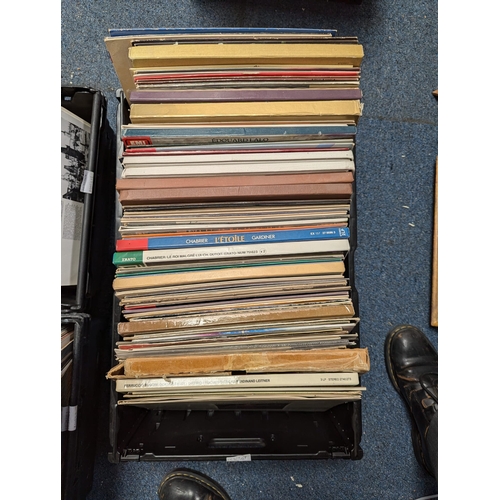 449 - A large collection of vintage 20th century Classical music LP long play vinyl records. To include Fe... 