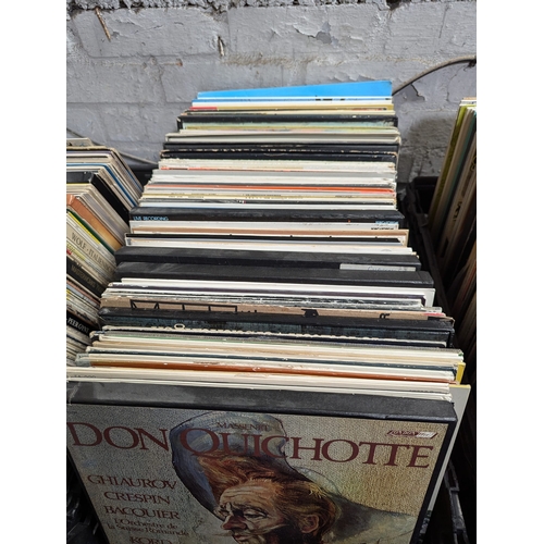 452 - A large collection of vintage 20th century Classical music LP long play vinyl records. To include Jo... 