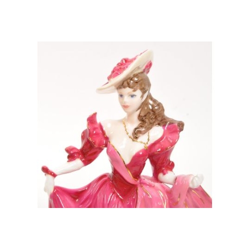 117 - Coalport - A limited edition porcelain china Coalport figurine ' Scarlett ' from the Literary Heroin... 