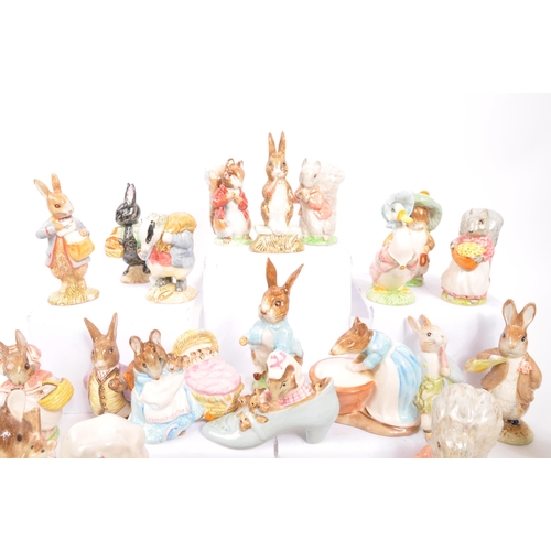 11 - Beatrix Potter - Beswick - A large collection of mid century and later Beswick Peter Rabbit porcelai... 