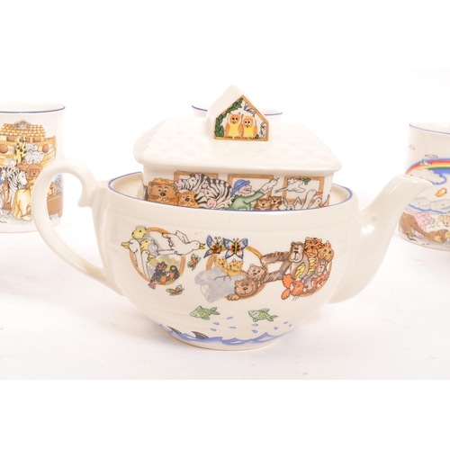 120 - Wade Ceramics - A 20th Century vintage ceramic Wade tea set from the Noahs Ark collection designed e... 