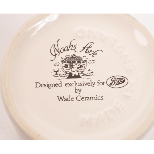 120 - Wade Ceramics - A 20th Century vintage ceramic Wade tea set from the Noahs Ark collection designed e... 