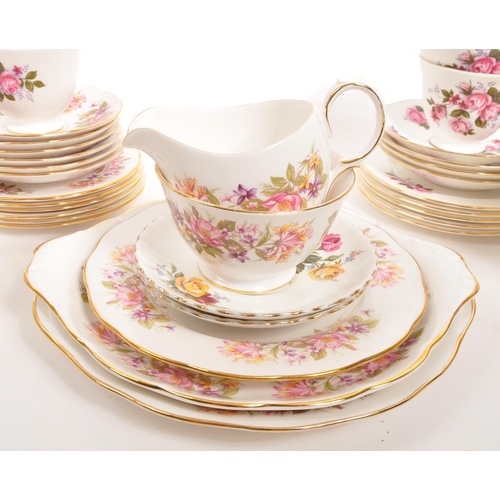 121 - Colclough & Queen Anne - Two vintage 20th century part tea services sets. Comprising of cake sta... 