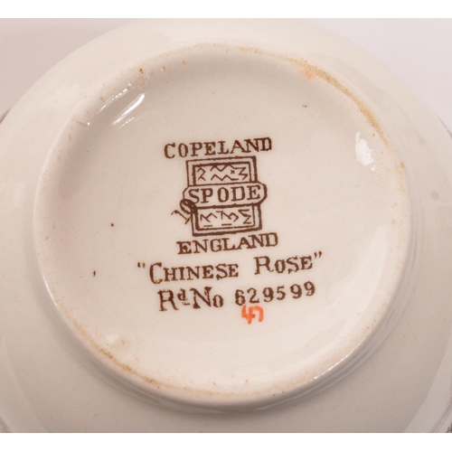 127 - Copeland Spode - A 20th Century circa 1930s / 40s ceramic Copeland Spode tea service in the Chinese ... 