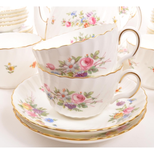 129 - Mintons - A mid Century porcelain bone china Mintons tea service in the Marlow pattern. Comprising o... 