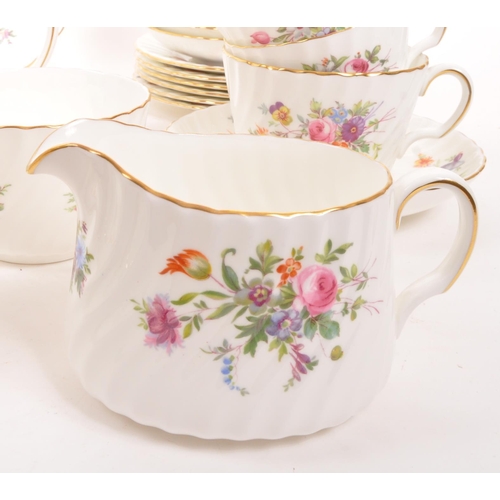 129 - Mintons - A mid Century porcelain bone china Mintons tea service in the Marlow pattern. Comprising o... 