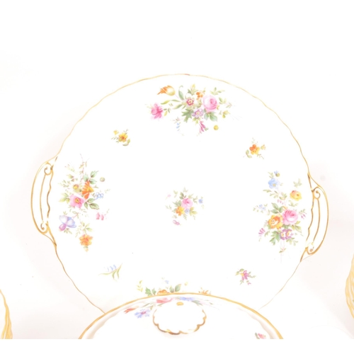 129 - Mintons - A mid Century porcelain bone china Mintons tea service in the Marlow pattern. Comprising o... 