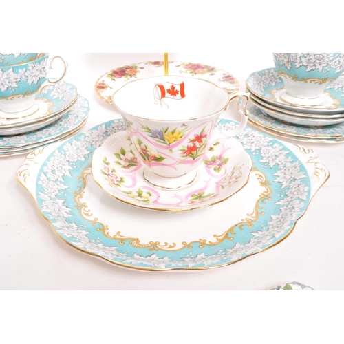 138 - Royal Albert - A 20th Century porcelain bone china Royal Albert tea service in the Enchantment patte... 