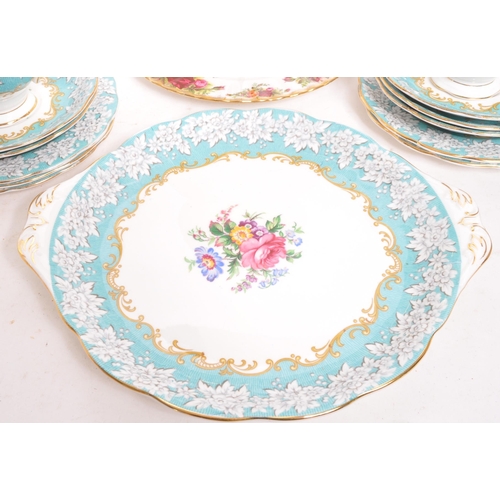 138 - Royal Albert - A 20th Century porcelain bone china Royal Albert tea service in the Enchantment patte... 