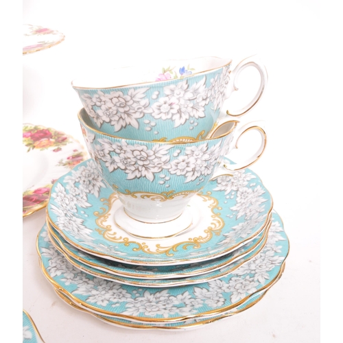 138 - Royal Albert - A 20th Century porcelain bone china Royal Albert tea service in the Enchantment patte... 