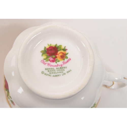 140 - Royal Albert - Old Country Roses - A 20th Century vintage porcelain bone china Royal Albert tea serv... 