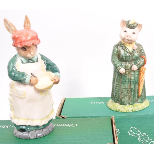 152 - Beswick - A collection of eight 20th Century vintage porcelain china Beswick Country Folk figures. C... 