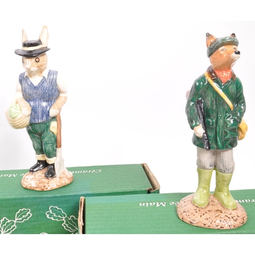 152 - Beswick - A collection of eight 20th Century vintage porcelain china Beswick Country Folk figures. C... 