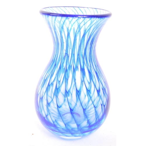 184 - A collection of vintage 20th century studio art glass. Including mdina Micharl Harris style example,... 