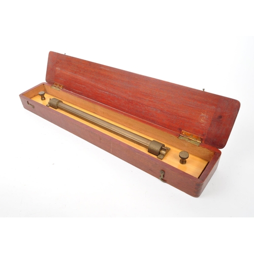 202 - J A Nicholl - A mid 20th century J A Nicholl parellel rolling ruler. The rule having a wooden body, ... 