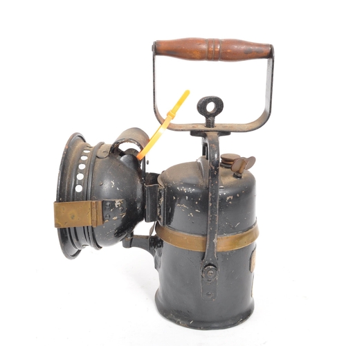 217 - The Premier Lamp & Engineering Co. - A mid Century metal railway / miners lamp by The Premier La... 