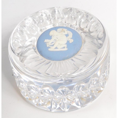 29 - Wedgwood - A collection of six pieces of Wedgwood Jasperware in light blue and white colourway. Comp... 