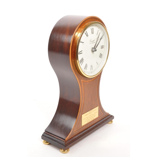 307 - Comitti of London - A 20th century Edwardian manner Comitti of London balloon mantle clock. The cloc... 