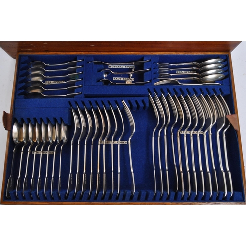 339 - A 19th century Victorian Walker & Hall part complete canteen of cutlery. The cutlery being set w... 