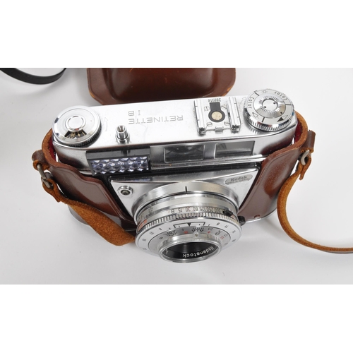 365 - Olympus - A mid 20th century circa 1970s Olympus OM-1 35mm SLR camera. The camera having silver body... 