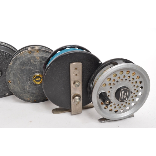 367 - A collection of x7 assorted fly fishing spool reels to include Shakespeare 2756 Graflite, Leeda Rimf... 