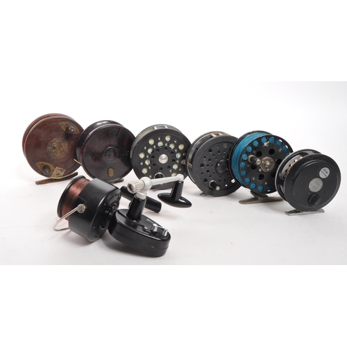 367 - A collection of x7 assorted fly fishing spool reels to include Shakespeare 2756 Graflite, Leeda Rimf... 