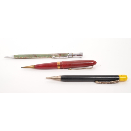 379 - A collection of assorted lever fill fountain pens to include one Queensway example with a 14ct gold ... 