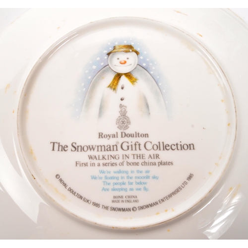 390 - Royal Doulton - a vintage 1980s (1985) ' The Snowman ' bone china Christmas gift collection tea set ... 