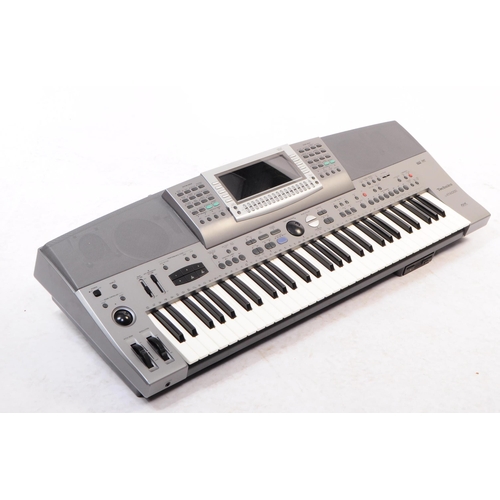 415 - Technics - A 20th Century KN6000 Technics electric piano / keyboard of silver colourway within carry... 