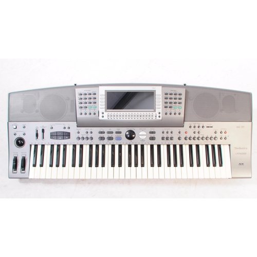 415 - Technics - A 20th Century KN6000 Technics electric piano / keyboard of silver colourway within carry... 