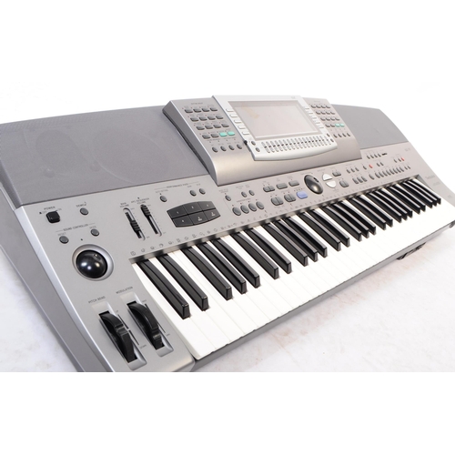 415 - Technics - A 20th Century KN6000 Technics electric piano / keyboard of silver colourway within carry... 