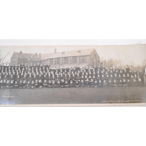 430 - An early 20th Century Warwick School year photograph from 1920 together with x10 black and white pos... 