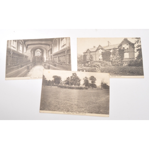 430 - An early 20th Century Warwick School year photograph from 1920 together with x10 black and white pos... 