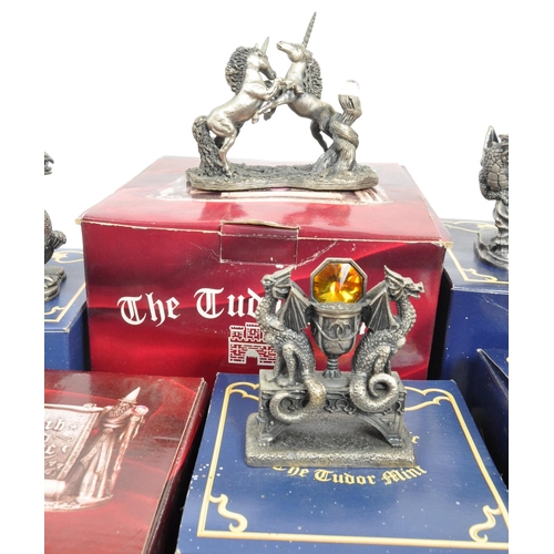 443 - Myth & Magic - a collection of vintage 1990s boxed Tudor Mint Myth & Magic pewter figurines ... 