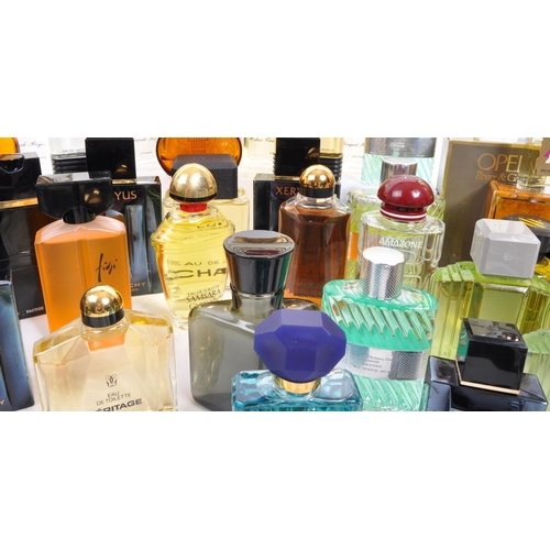 444 - Perfume - a large collection of assorted facetice perfume and cologne bottles to include; Dior Au Sa... 