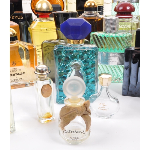 444 - Perfume - a large collection of assorted facetice perfume and cologne bottles to include; Dior Au Sa... 