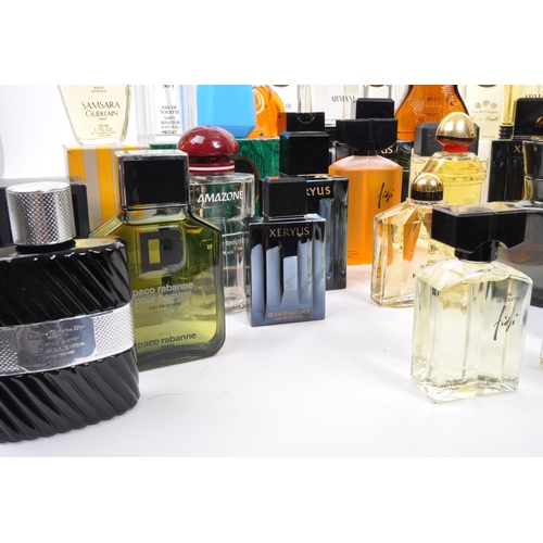 444 - Perfume - a large collection of assorted facetice perfume and cologne bottles to include; Dior Au Sa... 