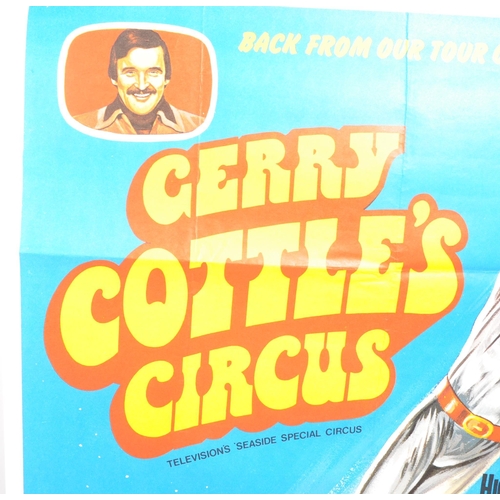 471 - Circus and local interest. Original poster for Bristol 1977 GERRY COTTLE'S CIRCUS at Greville Smyth ... 