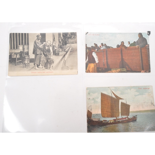 477 - China. Collection of postcards early to modern views & social history (approx 15), 1920s photo o... 