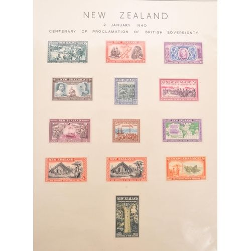 480 - New Zealand Postage Stamp collection 1935 George 5th to 1958. Unfranked issues of Commemoratives, De... 